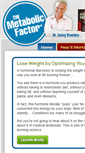 Mobile Screenshot of metabolicfactor.com